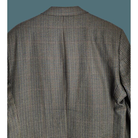 Lauren Ralph Lauren Mens LambsWool Blazer Jacket Houndstooth 42L Multi Color - Picture 6 of 12